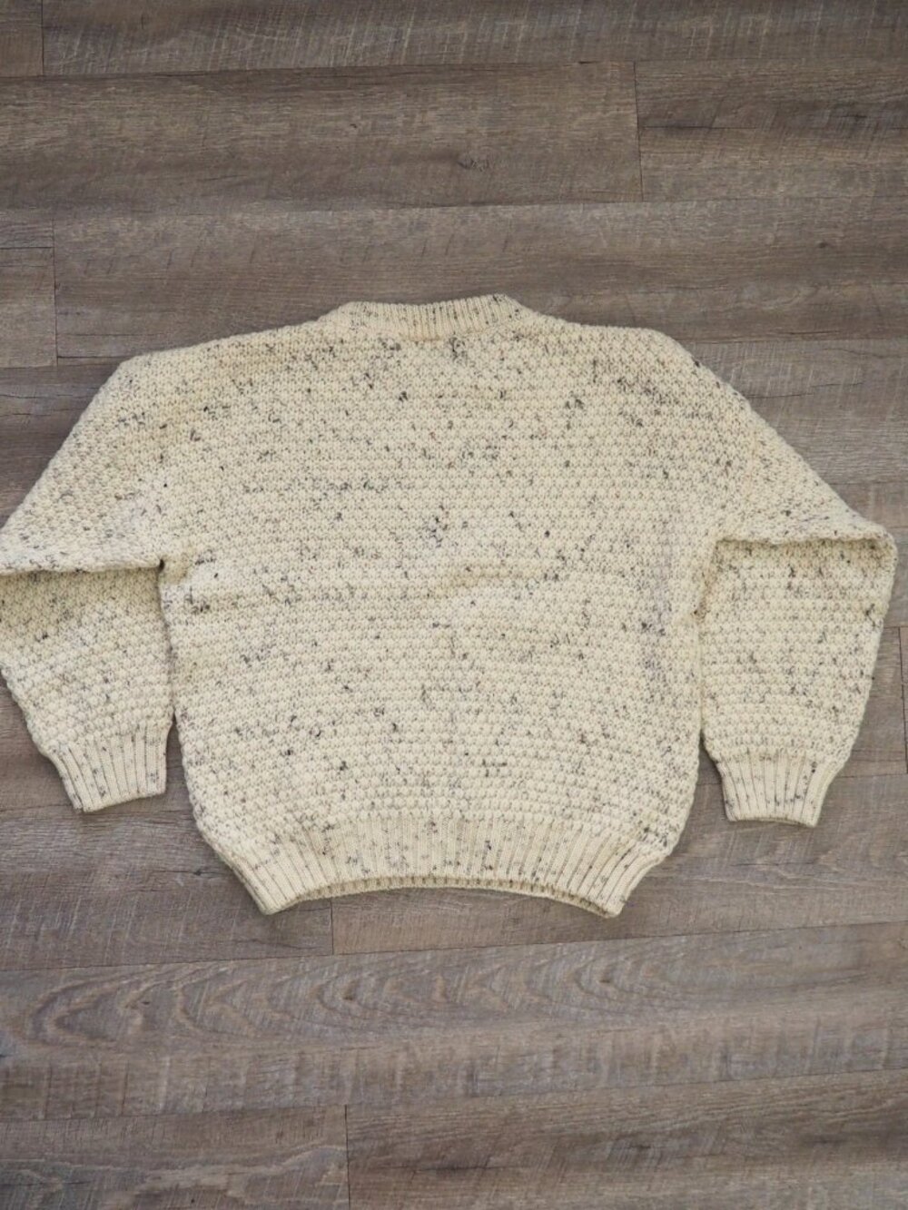 Vintage Cottage Knitwear Aran by Classic Knits Chunky Fisherman Cable Knit - Picture 8 of 9